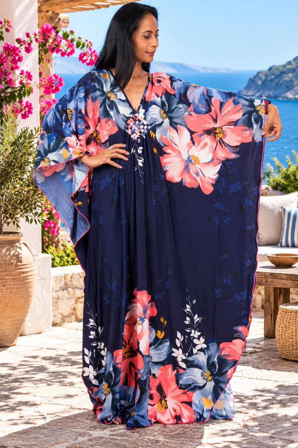 Kimono de Plage Floral